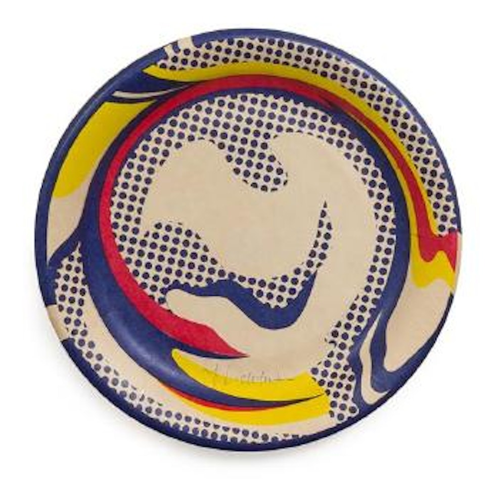 Assiette pop by Roy Lichtenstein