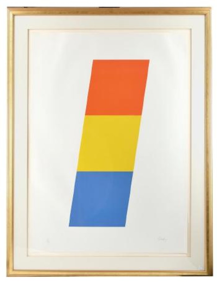 Red orange/yellow/blue by Ellsworth Kelly