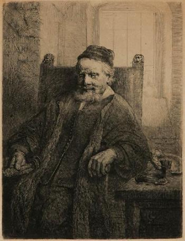 Jan Lutma Goldsmith (Hind 290) by Attributed to Rembrandt Harmensz van Rijn