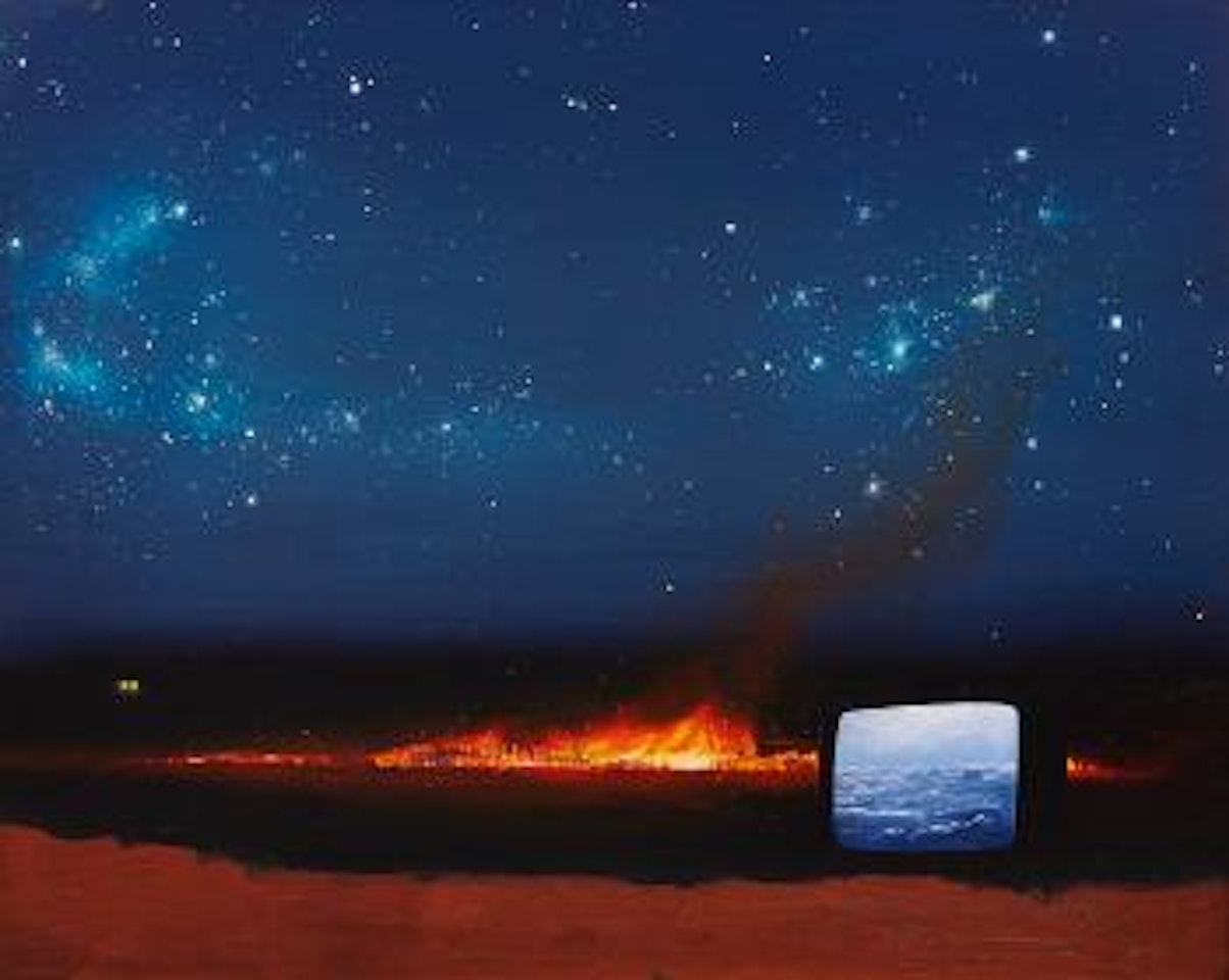 The Cruel Sea (Study) by Tim Storrier