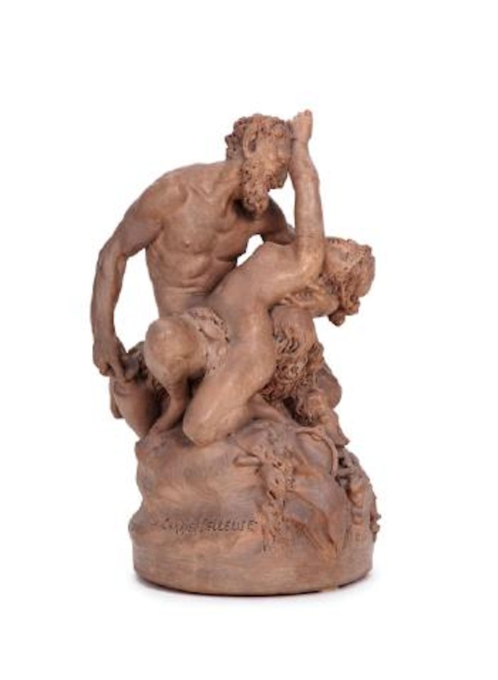 Pan enlevant une nymphe by Albert-Ernest Carrier-Belleuse