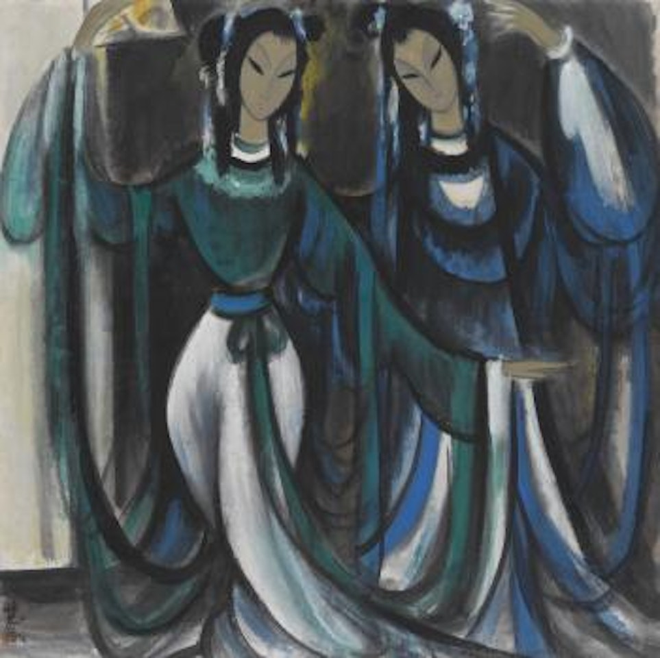 Dancing Girls by Lin Fengmian