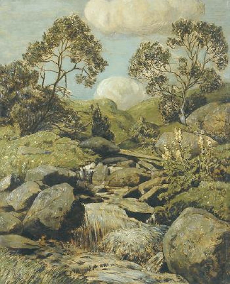 Schwarzwaldbach by Hans Thoma