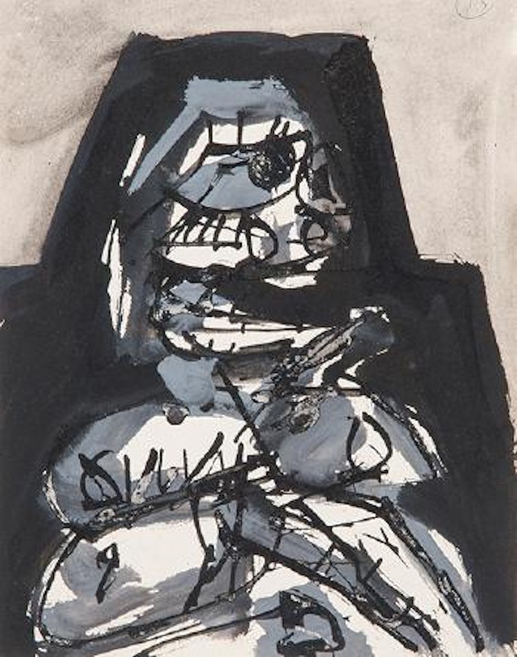 Mujer sillón by Antonio Saura