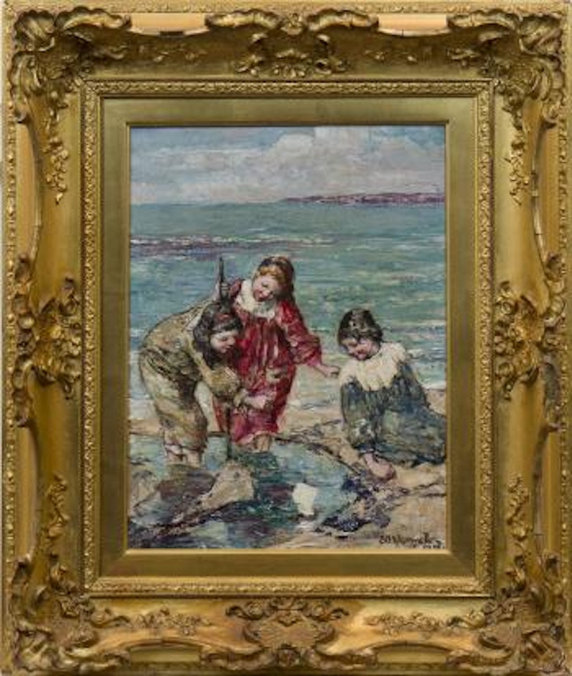 The Toy Boat, Brighouse Bay by Edward Atkinson Hornel