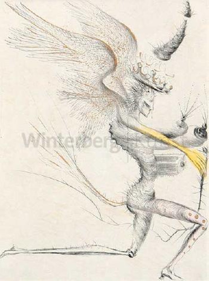 Le Démon ailé by Salvador Dali