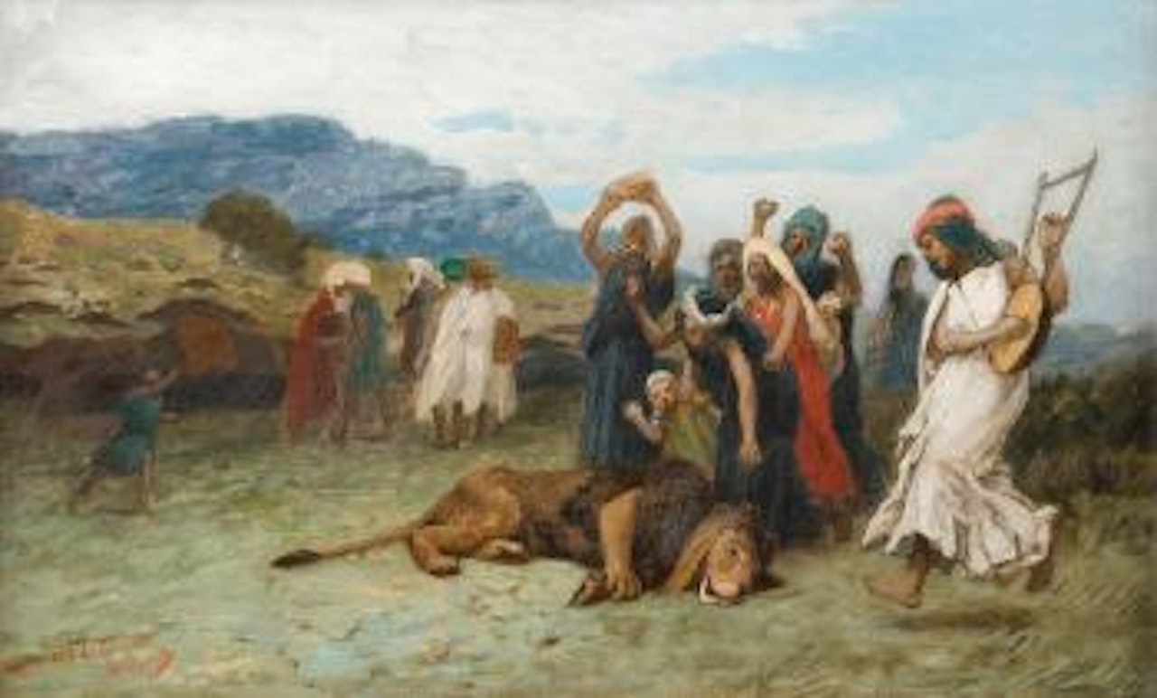 La chasse au lion by Jean Léon Gérome