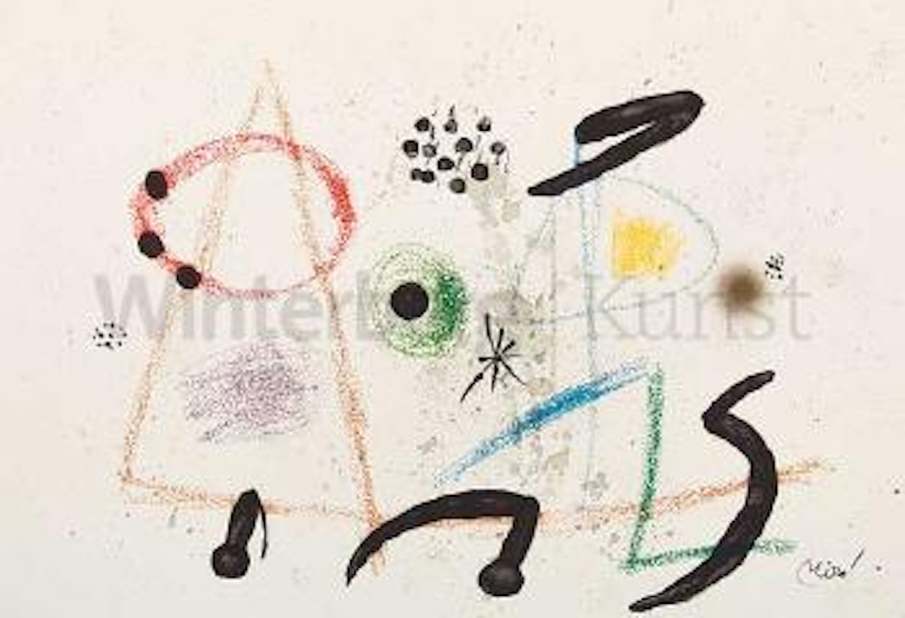 Maravillas con Variaciones Acrósticas en el Jardin de Miró by Joan Miró