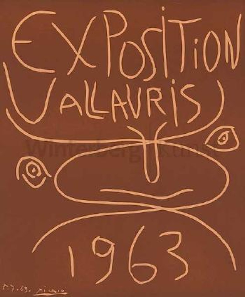 Exposition Vallauris 1963 by Pablo Picasso