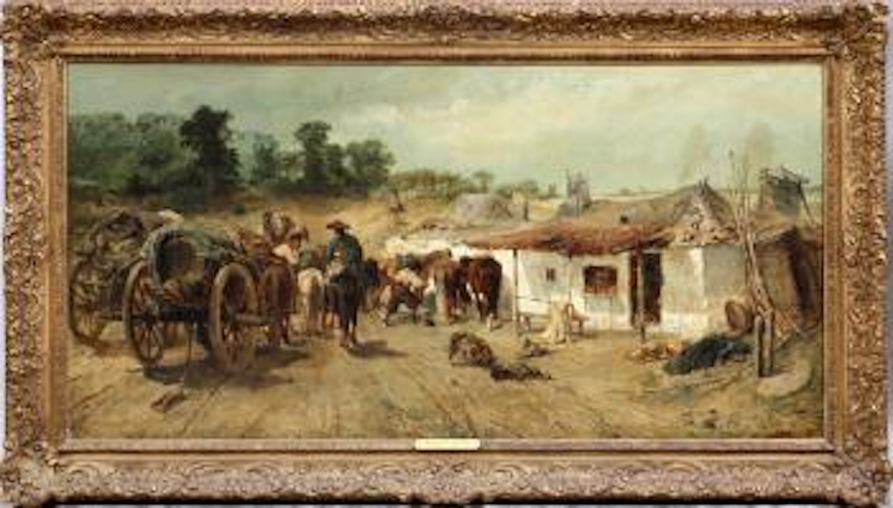 Wallachian peasant by Adolf Schreyer