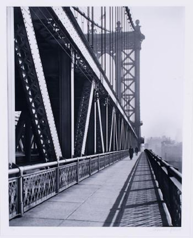 Walkway, Manhattan Bridge by Berenice Abbott