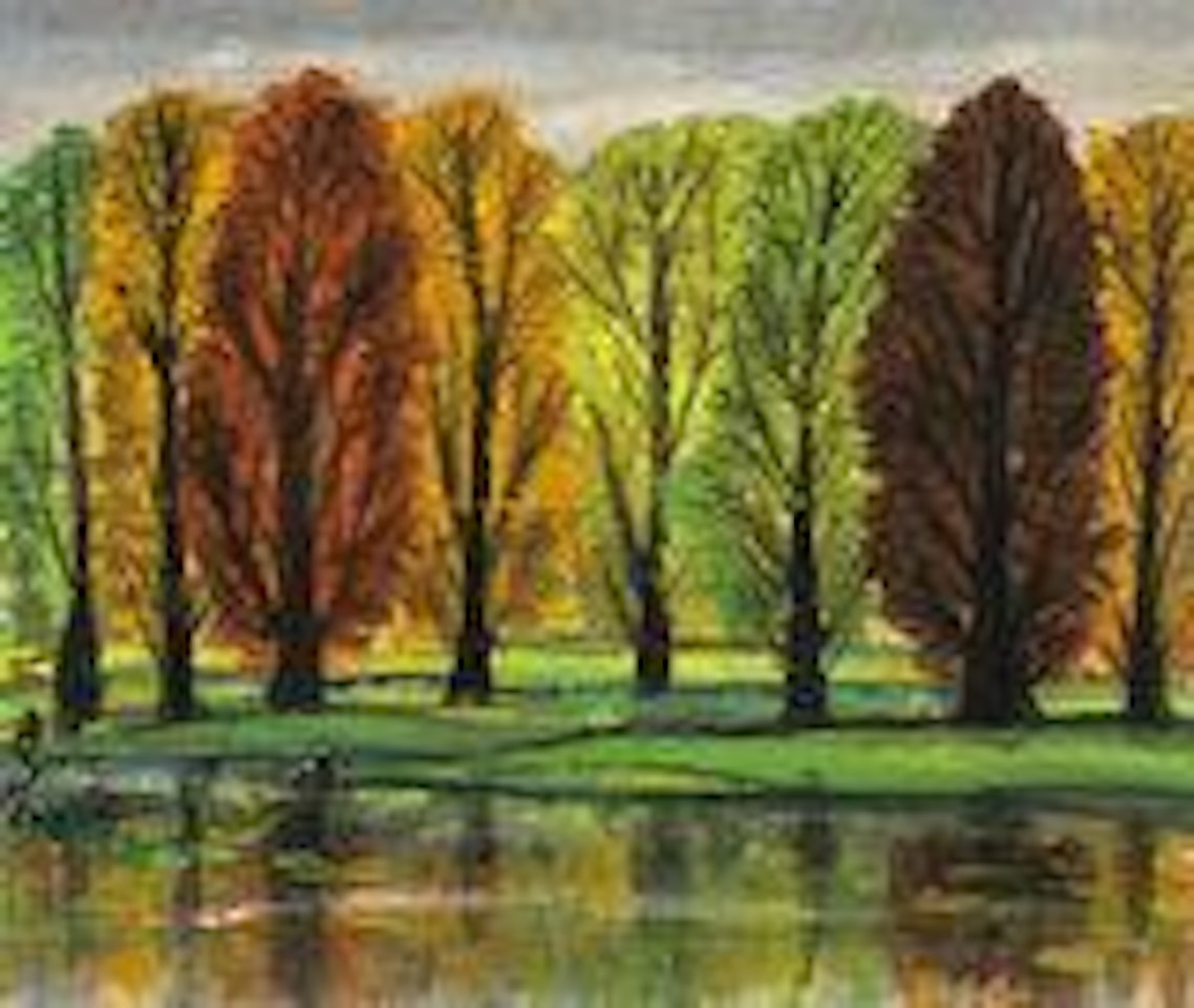 Autumn Forest by Lin Fengmian