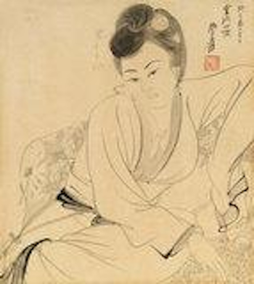 A Beauty by Zhang Daqian