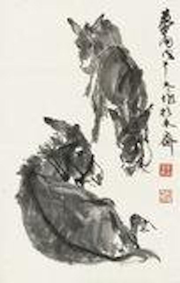 Donkeys by Huang Zhou