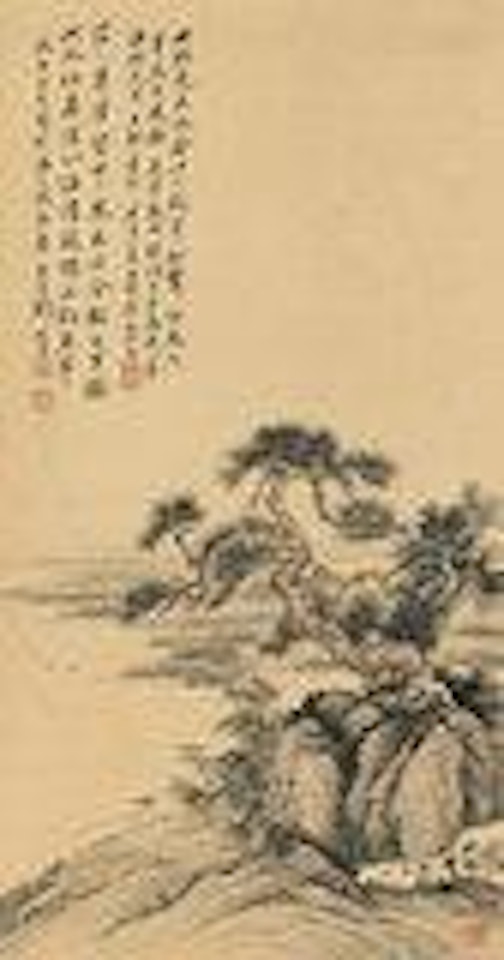 Fishing by the Stream by Lengyue Tao