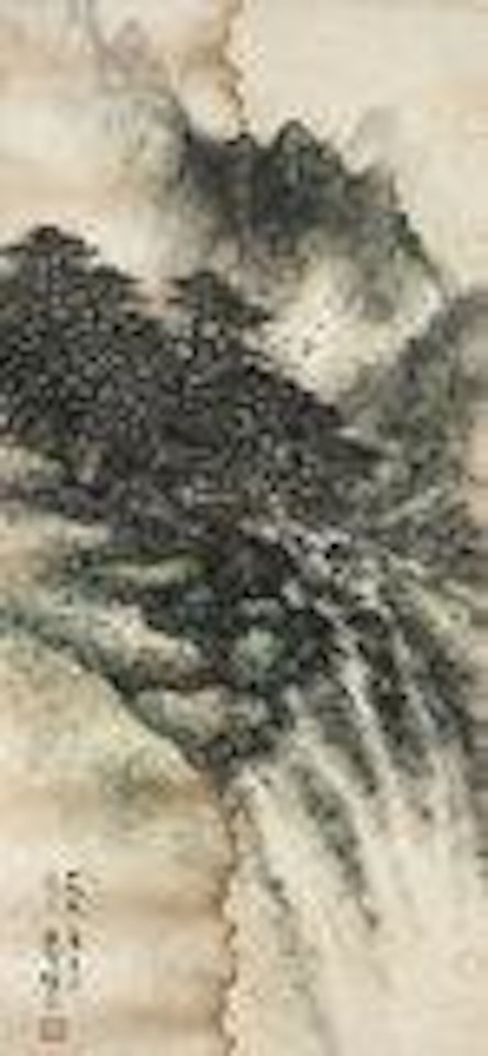 On a Mountain in Winter by Li Xiongcai