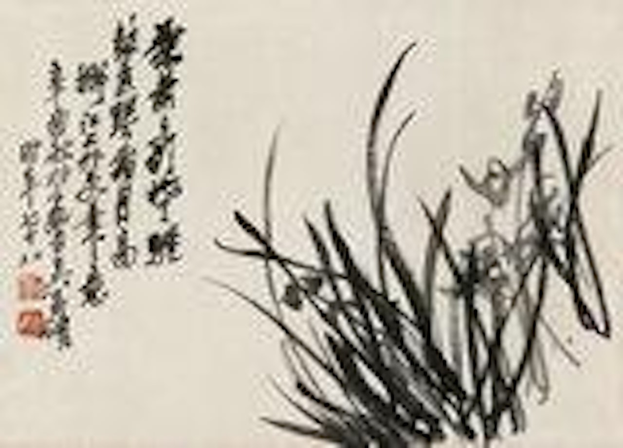 Orchid by Wu Changshuo
