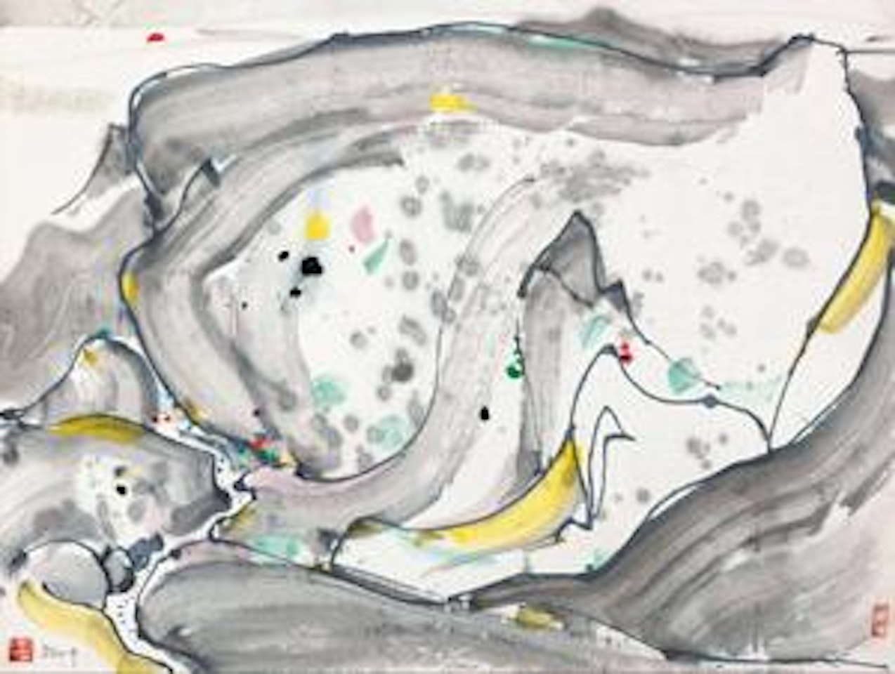 Huangshan Rocks by Wu Guanzhong