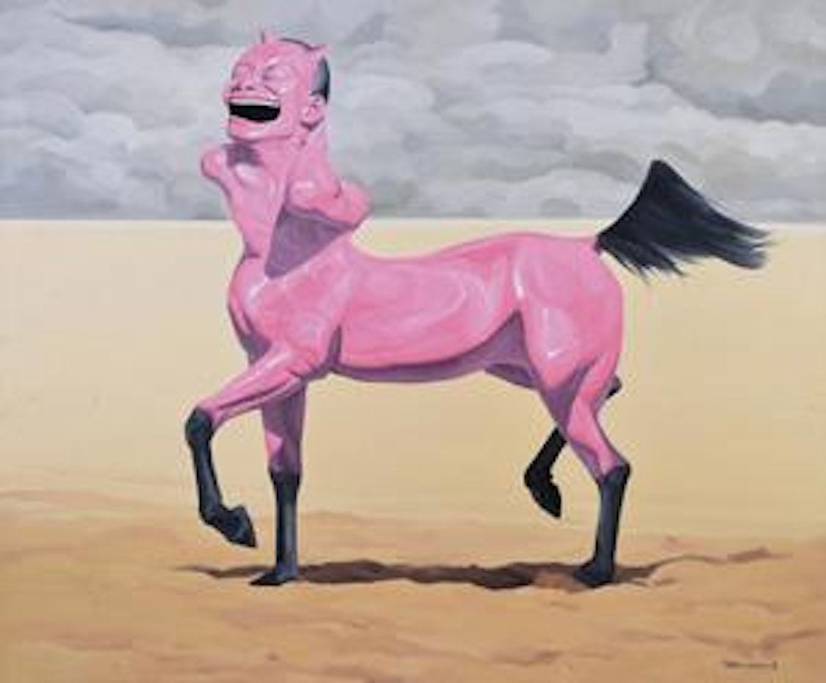 Arabic Horse by Yue Minjun