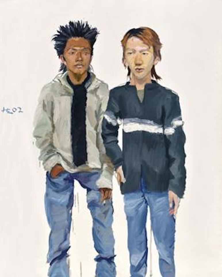 Xiao Ming and Jia He by Liu Xiaodong