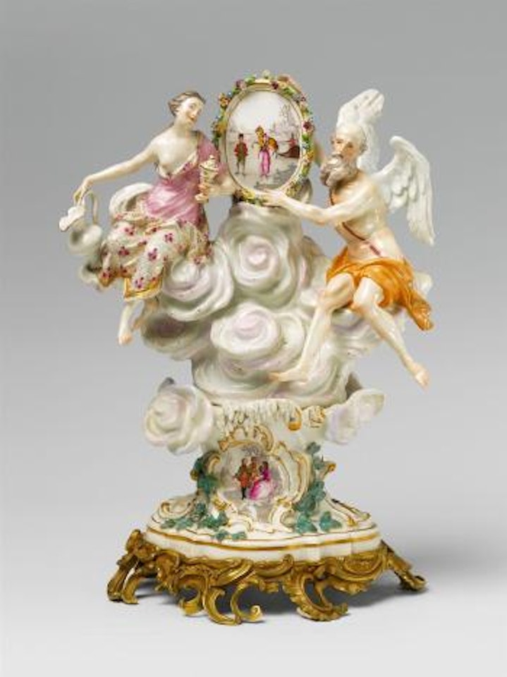 A rare group as an allegory of winter by Johann Joachim Kändler