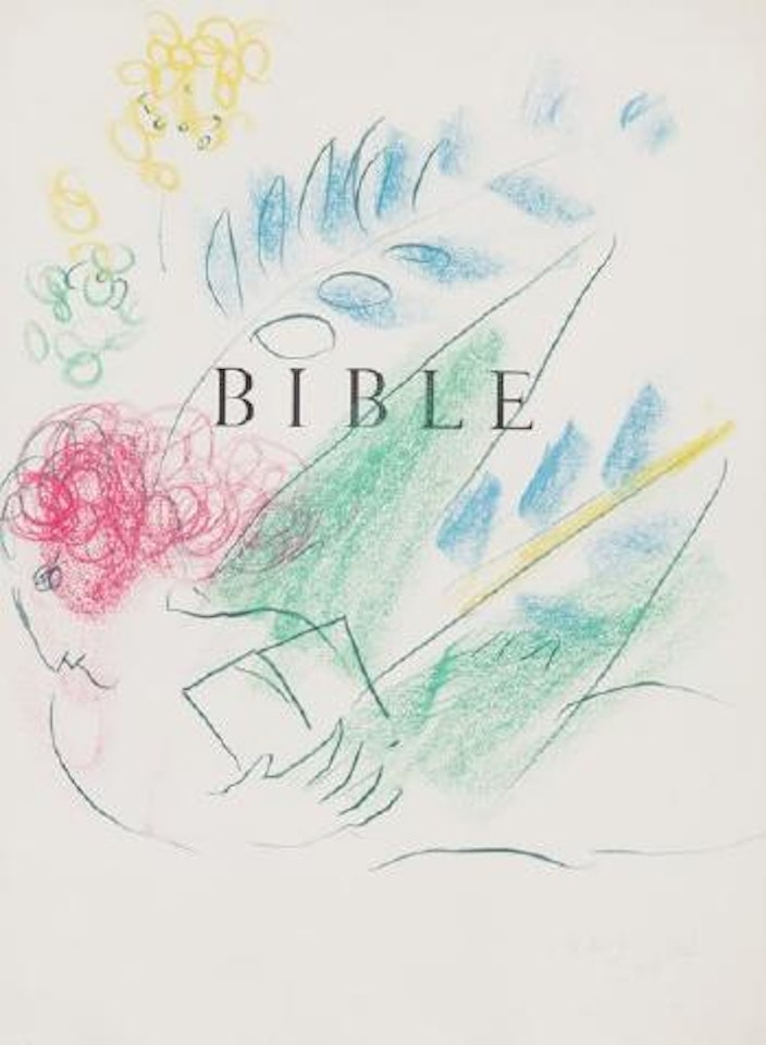 L'ange et la Bible by Marc Chagall