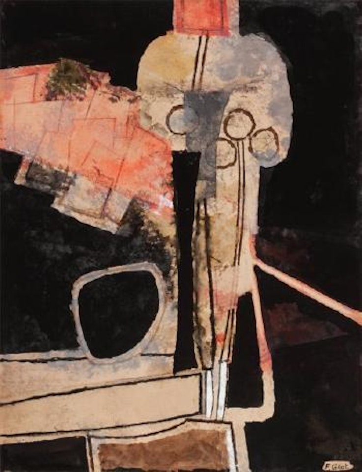 Composition with Vase by Françoise Gilot