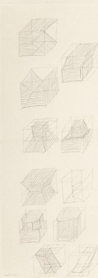 Working Drawing by Sol LeWitt