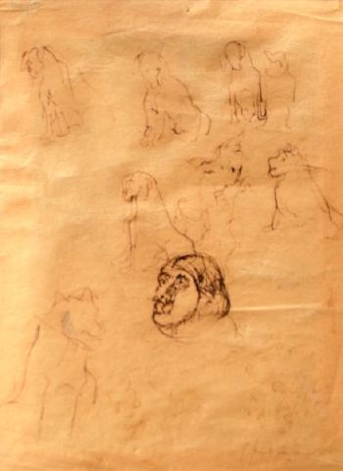 Senza titolo by Lucio Fontana