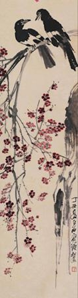 Plum Blossom and Magpie by Qi Baishi