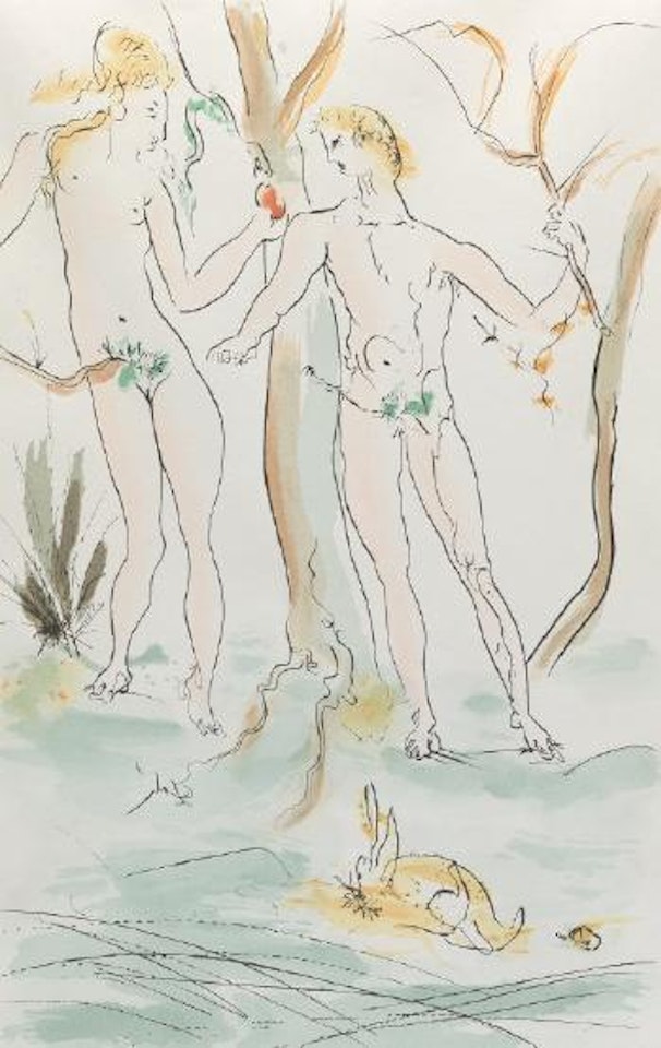 Adam et Eve by Salvador Dali