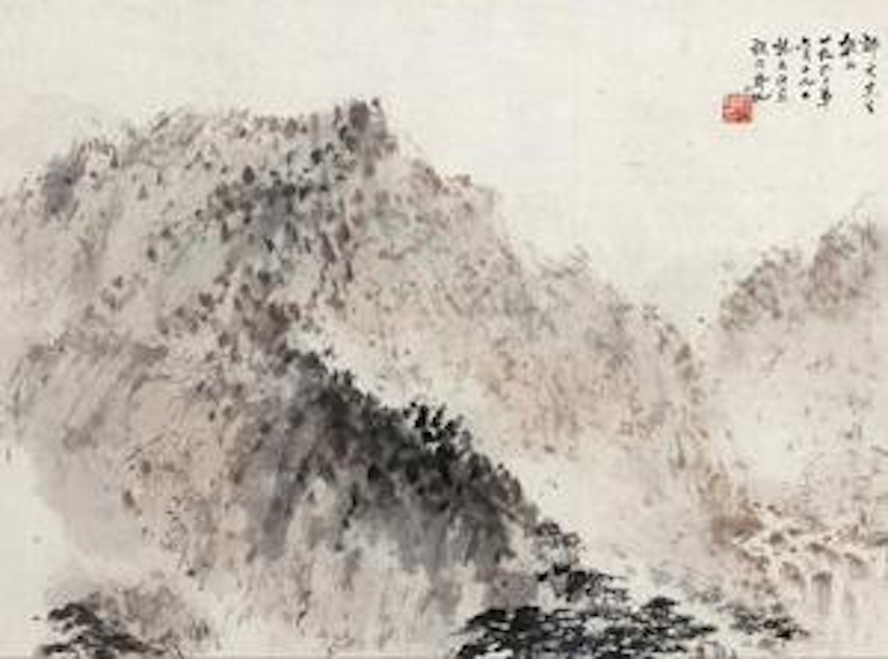 Landscape by Fu Baoshi