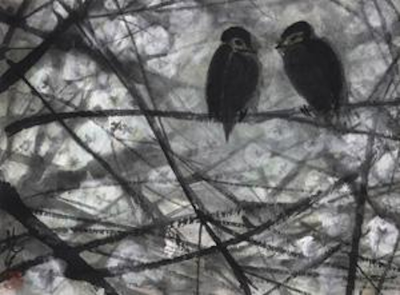 Birds on The Branch by Lin Fengmian