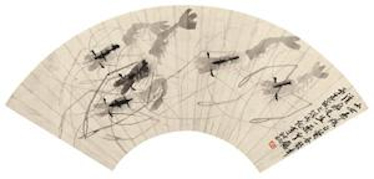 Shrimps by Qi Baishi