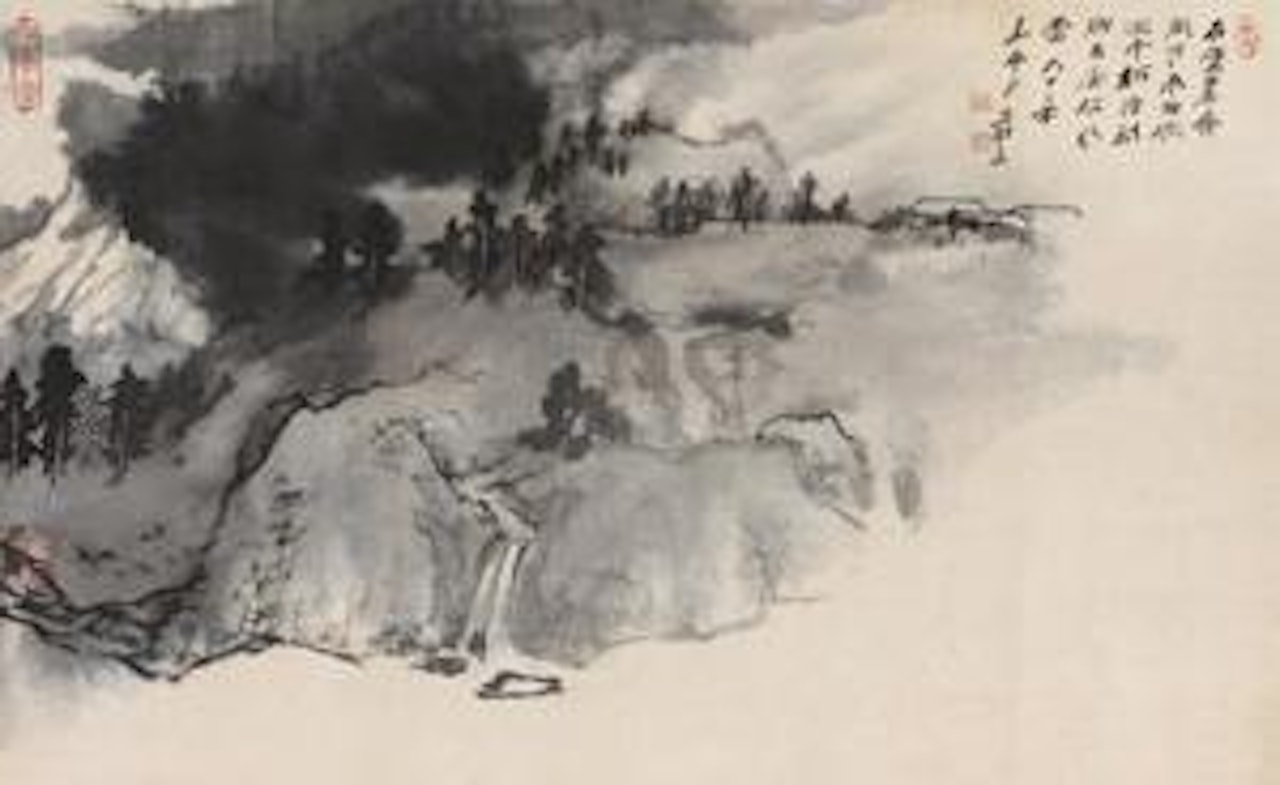 Landscape by Zhang Daqian