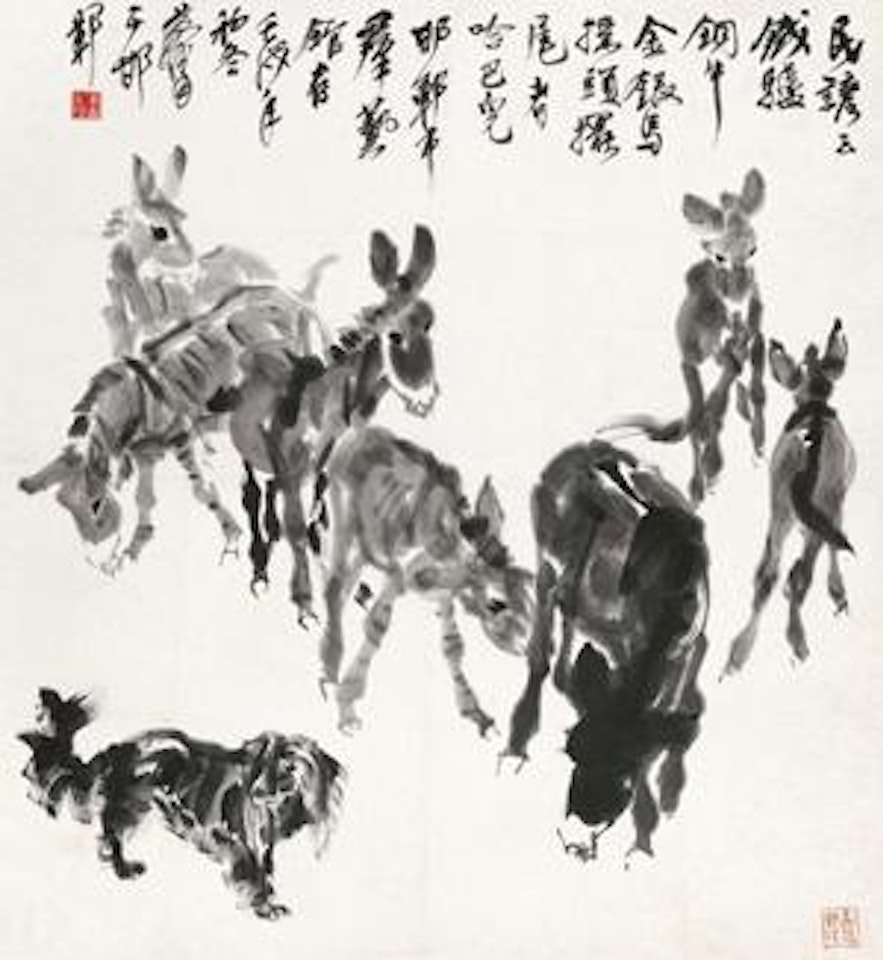 Donkeys by Huang Zhou