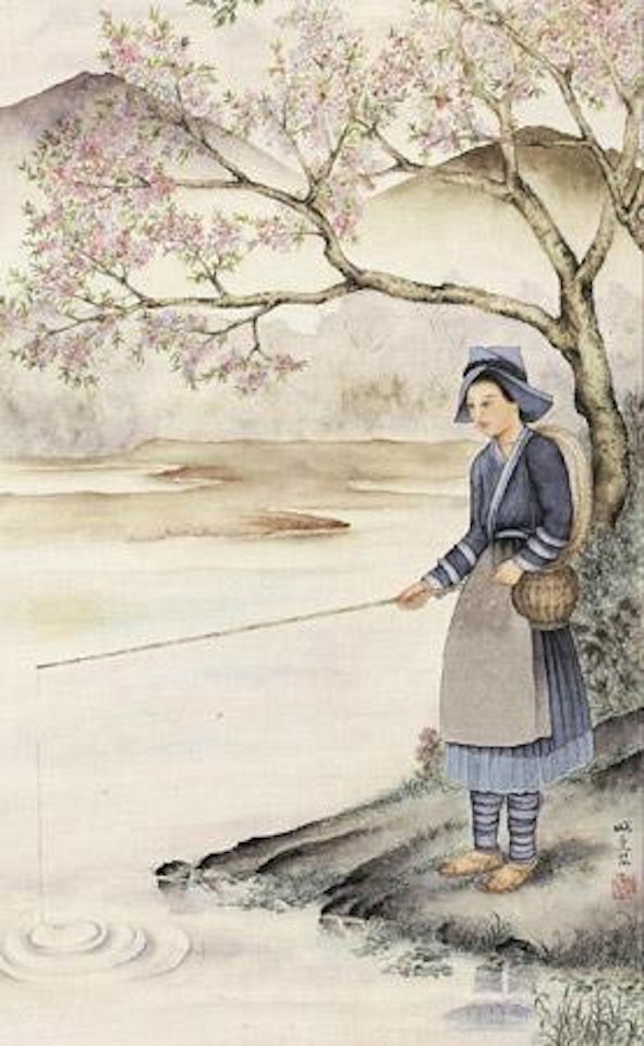 Fishing by Pang Xunqin