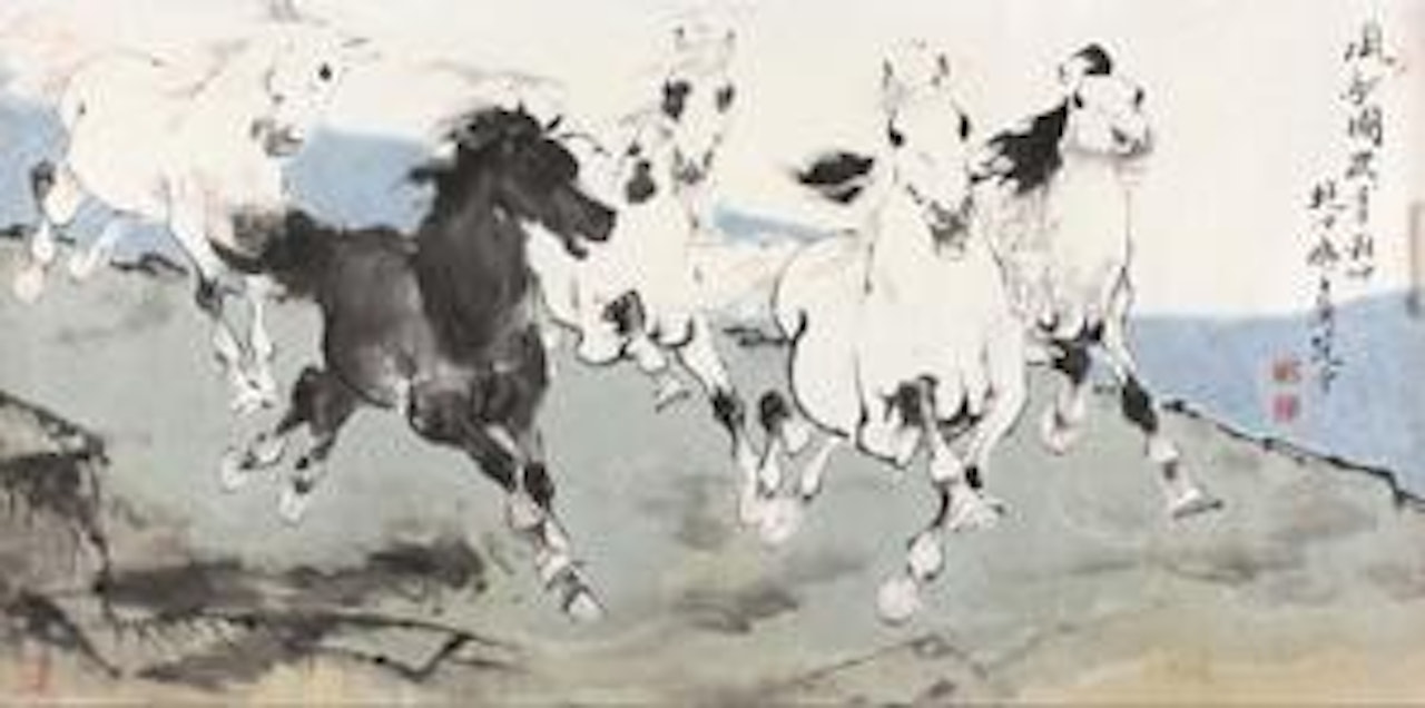 Horses by Fan Zeng