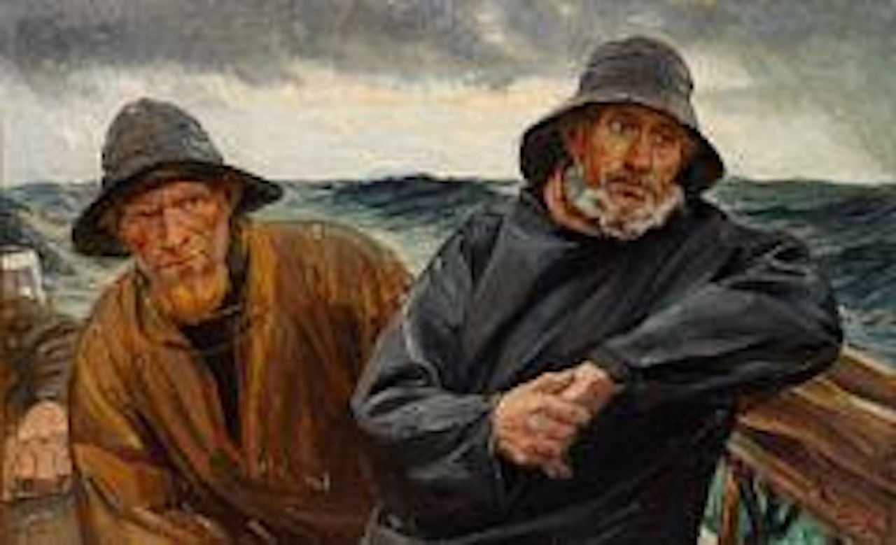Fishermen from Skagen by Michael Ancher