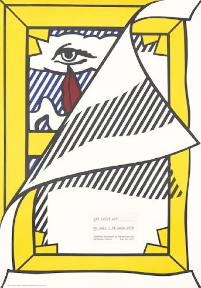 Art about art by Roy Lichtenstein