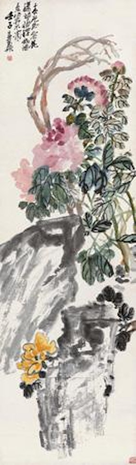 Peony by Wu Changshuo