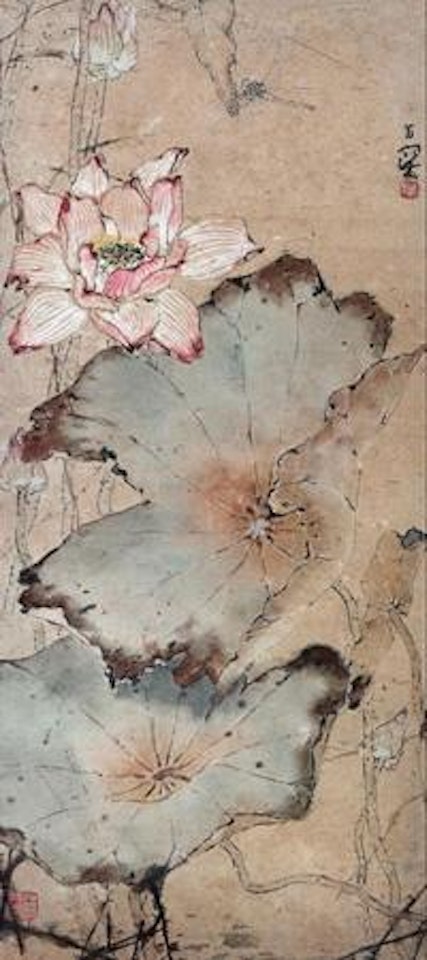 Lotus and Dragonfly by Yang Shanshen