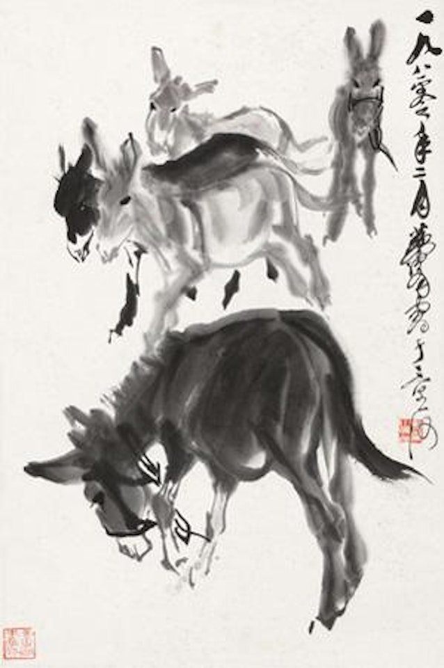 Donkeys by Huang Zhou