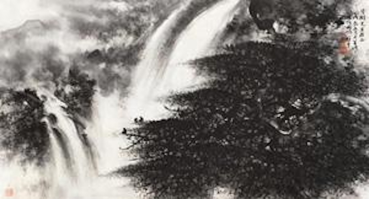 Landscape by Li Xiongcai