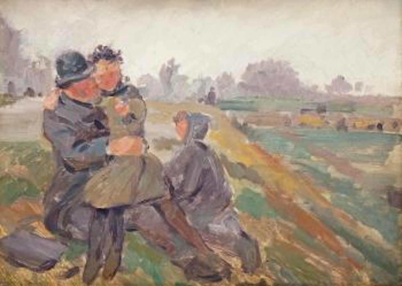 Scène familiale by Jean Francois Raffaelli