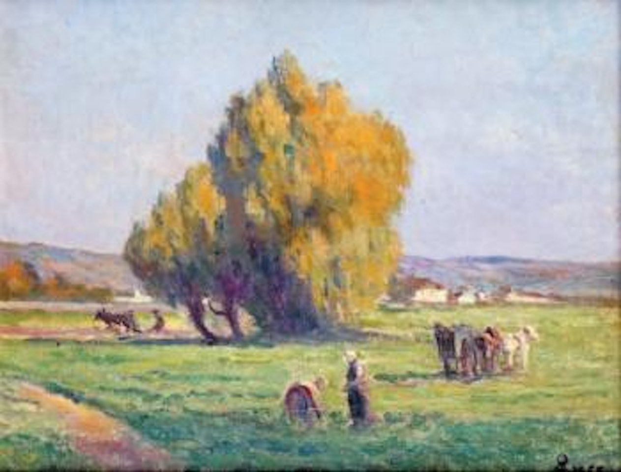 Travaux des champs by Maximilien Luce