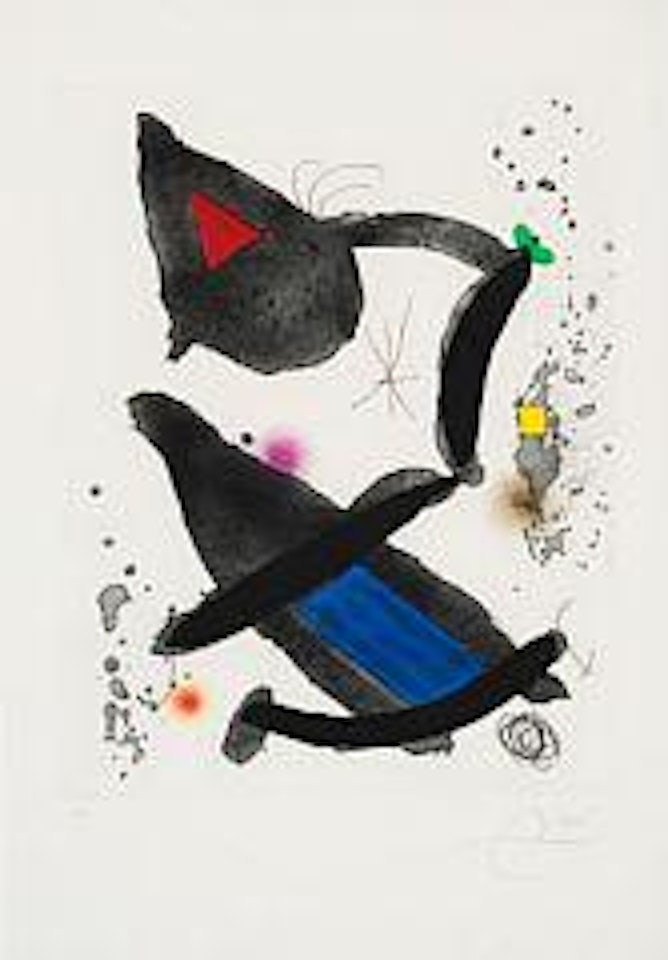 Le roi David by Joan Miró