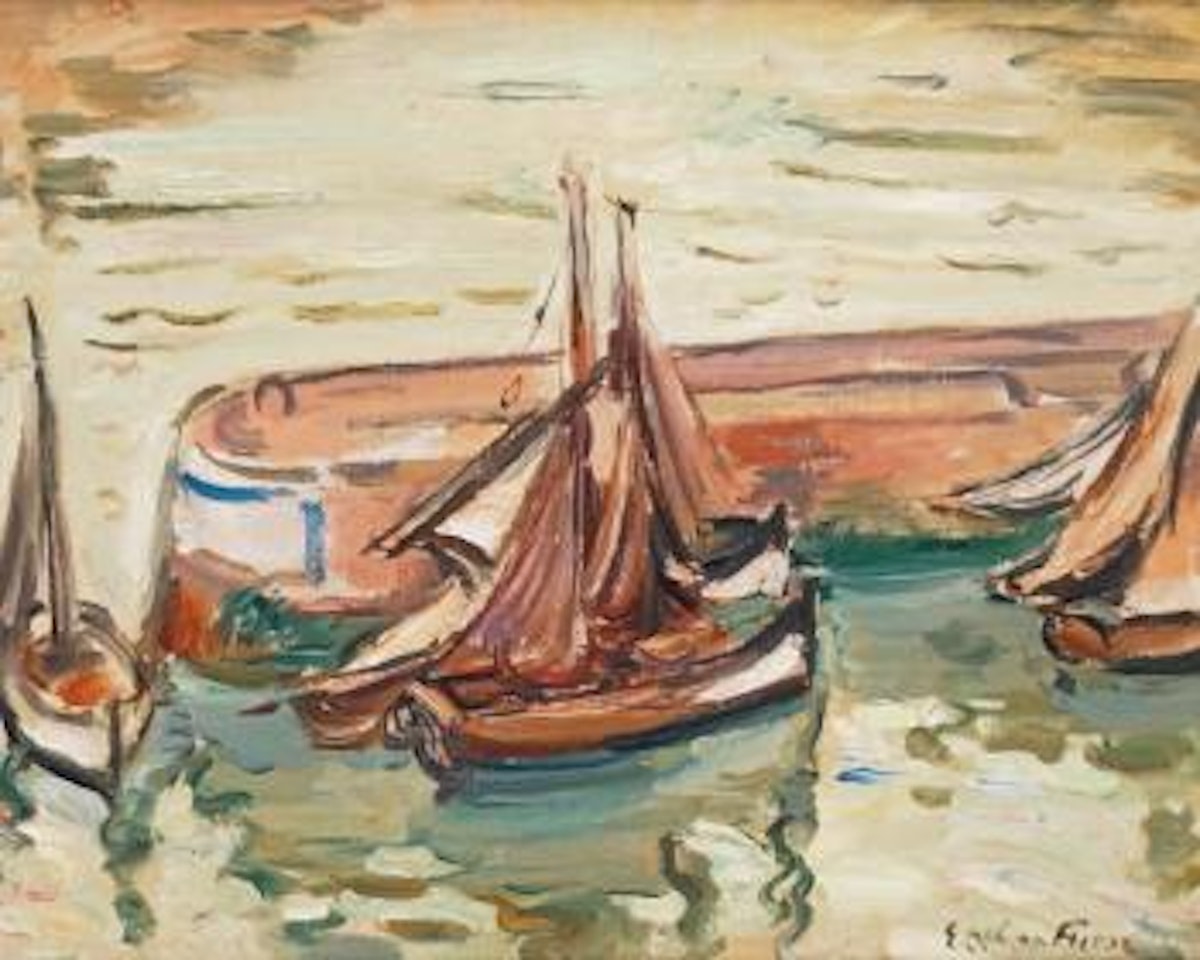 La sortie du port by Othon Friesz