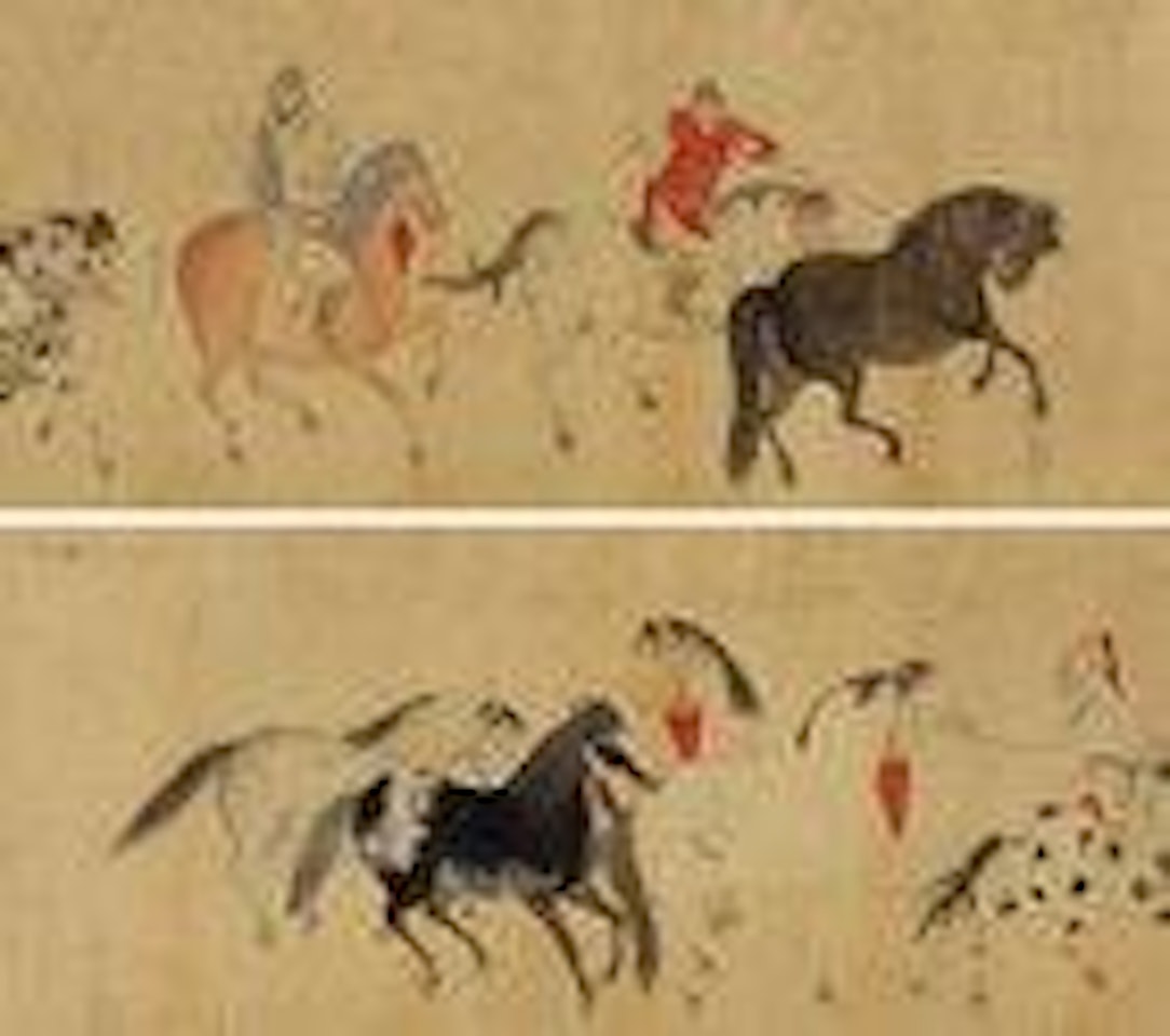 Groom and Horse by Chinese School