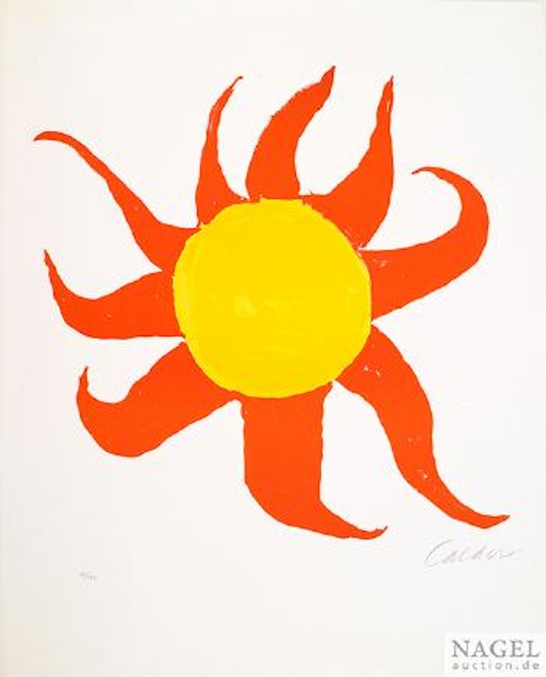 Rot - Gelbe Sonne by Alexander Calder